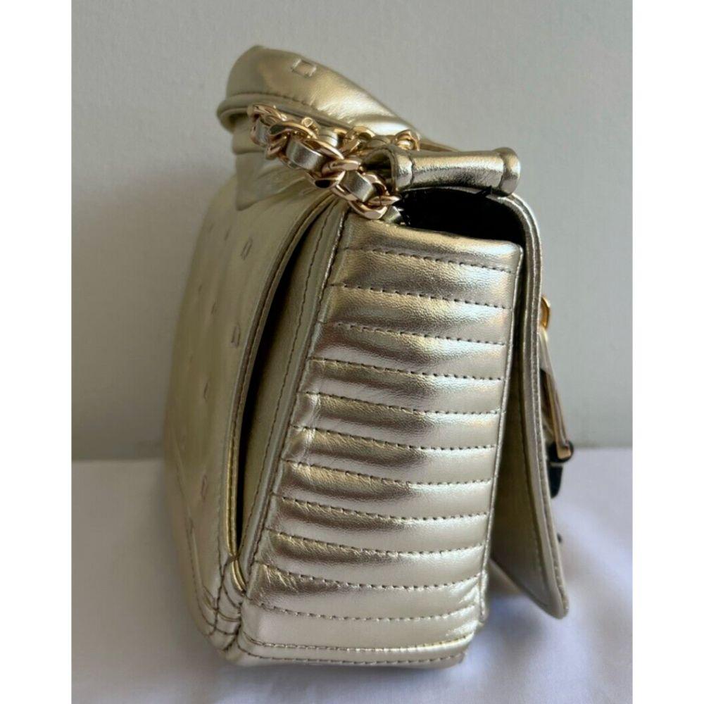 Moschino Couture Gold Biker Jacket Shoulder Bag by Jeremy Scott In New Condition For Sale In Palm Springs, CA