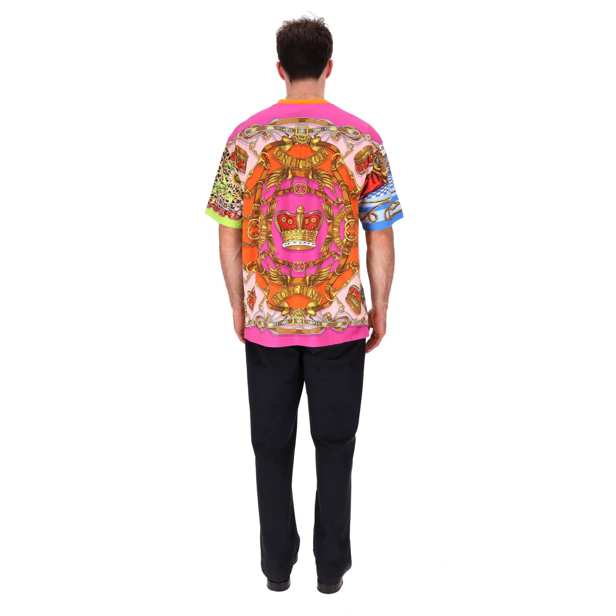 Moschino Couture T-Shirt aus Baumwolle mit Grafikdruck Herren im Angebot