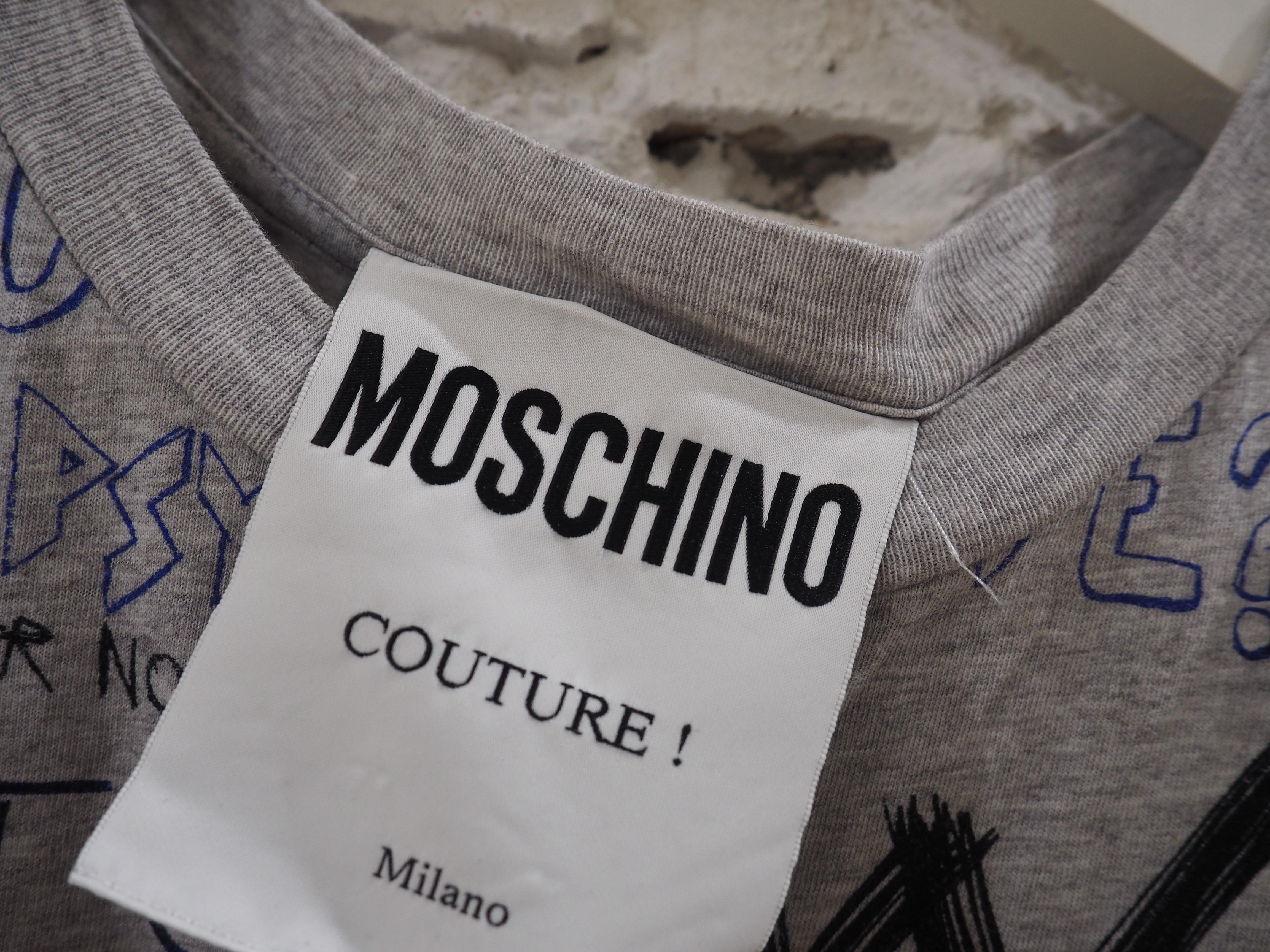 Moschino couture Grey cotton shirt 5