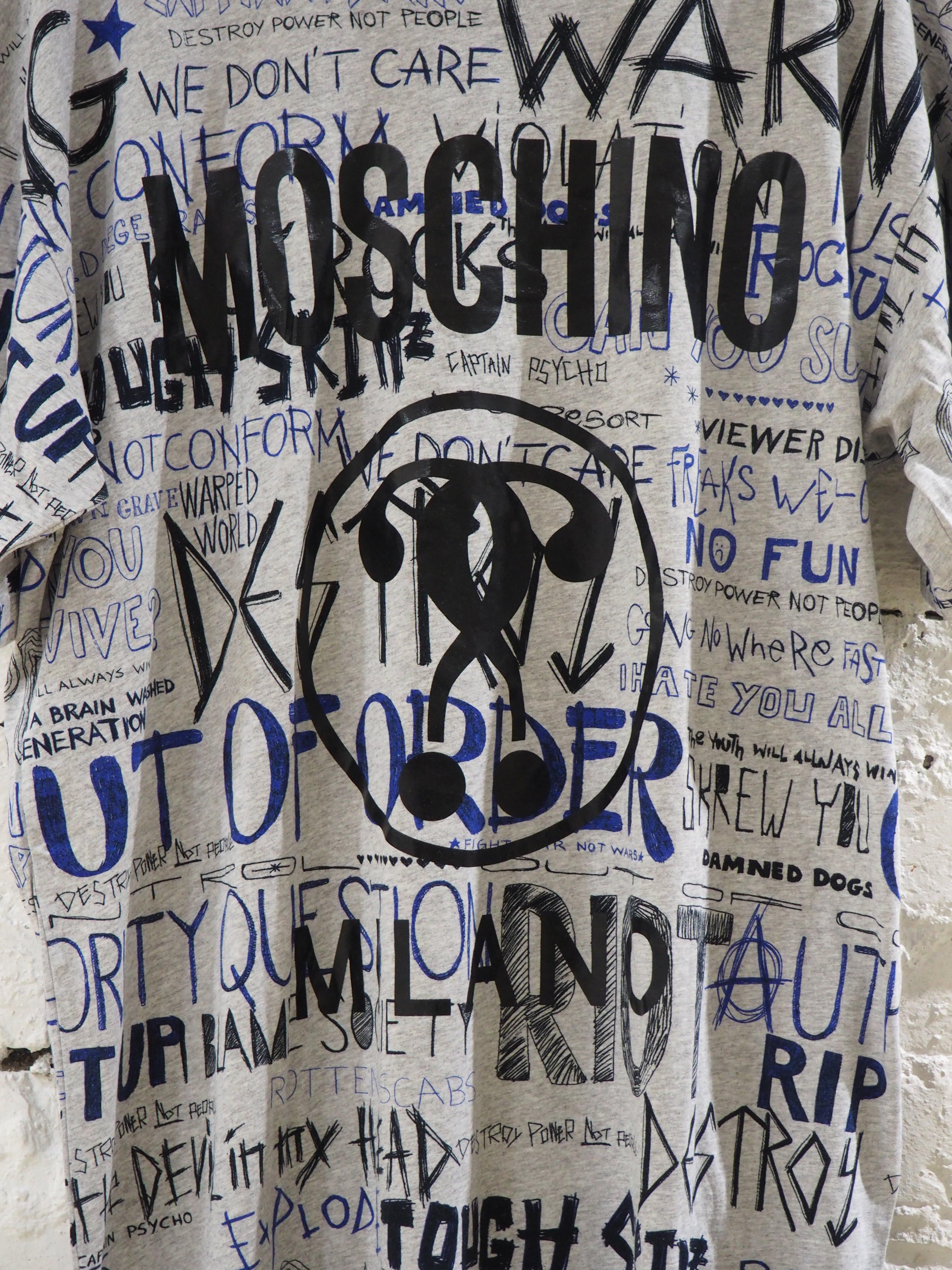 Moschino Grey cotton shirt