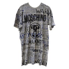 Vintage Moschino couture Grey cotton shirt