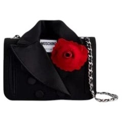 Moschino Couture, Jeremy Scott, Groom Suit Shaped, Biker, Jacket, Flower Bag