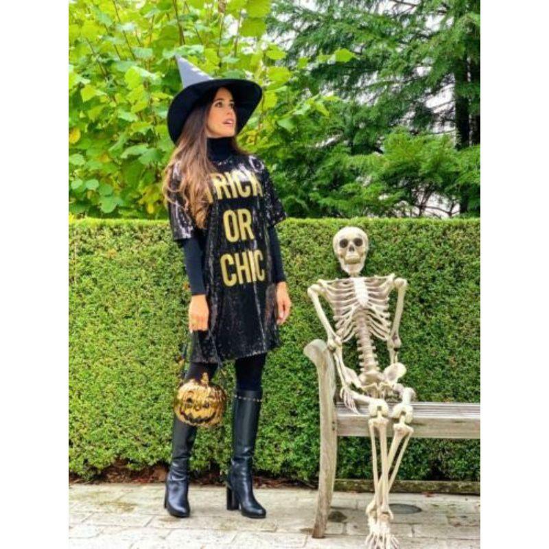Moschino Couture Jeremy Scott Halloween Trick/Chic 4 Artikel Bundle: Taschenkleid mit Hut im Angebot 4
