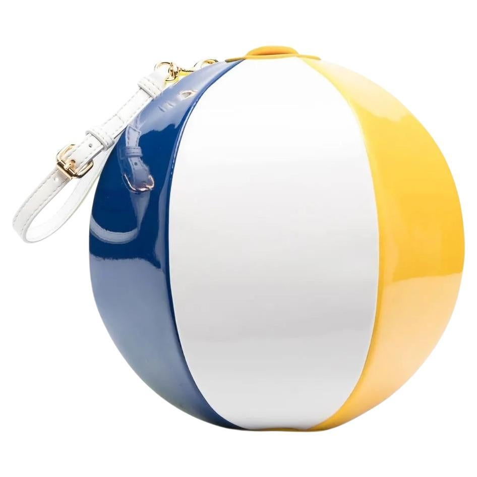 MOSCHINO Couture Jeremy Scott pochette avec sphères multicolores et boules de plage