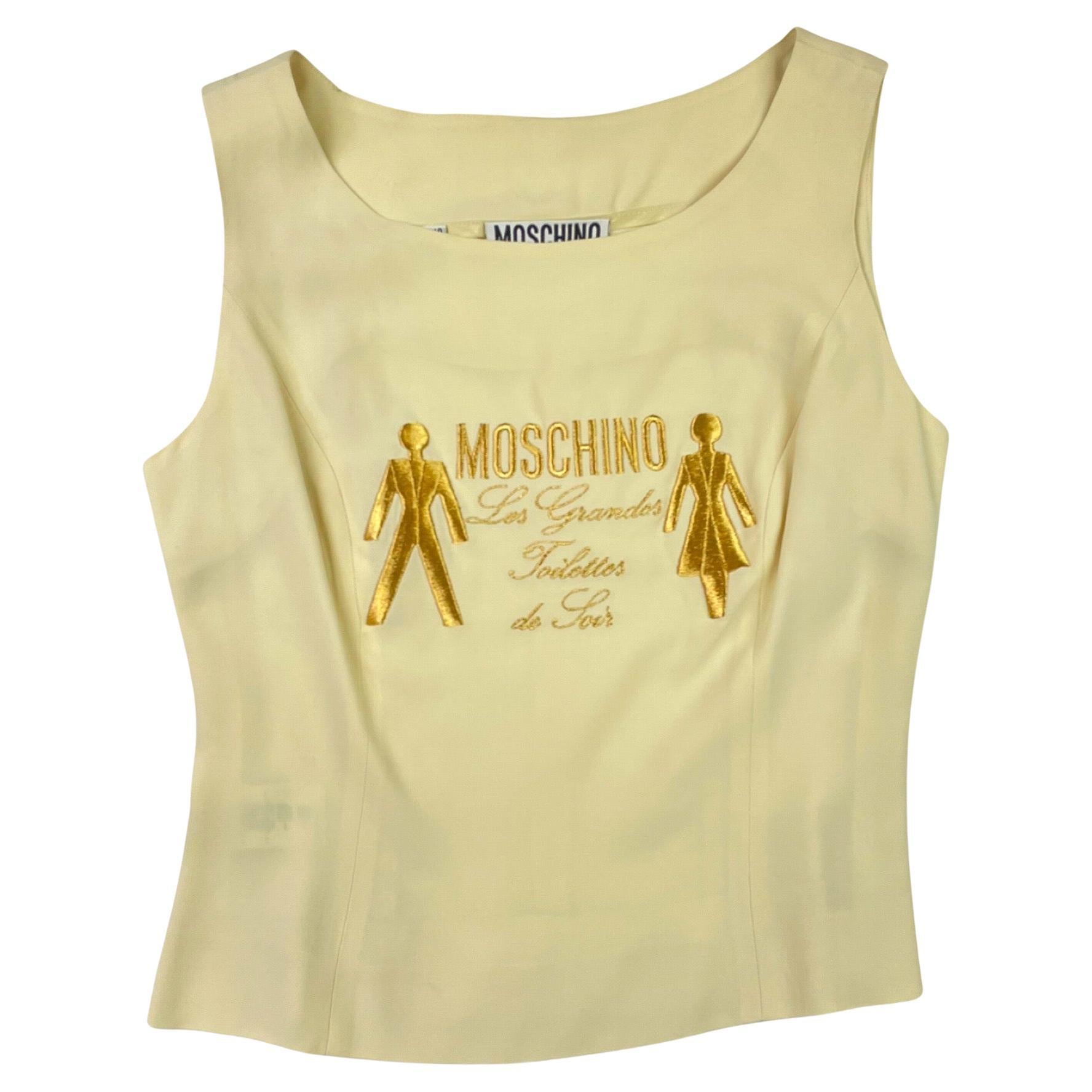 Moschino Couture "Les Grandes Toilettes de Soir" Top 1991