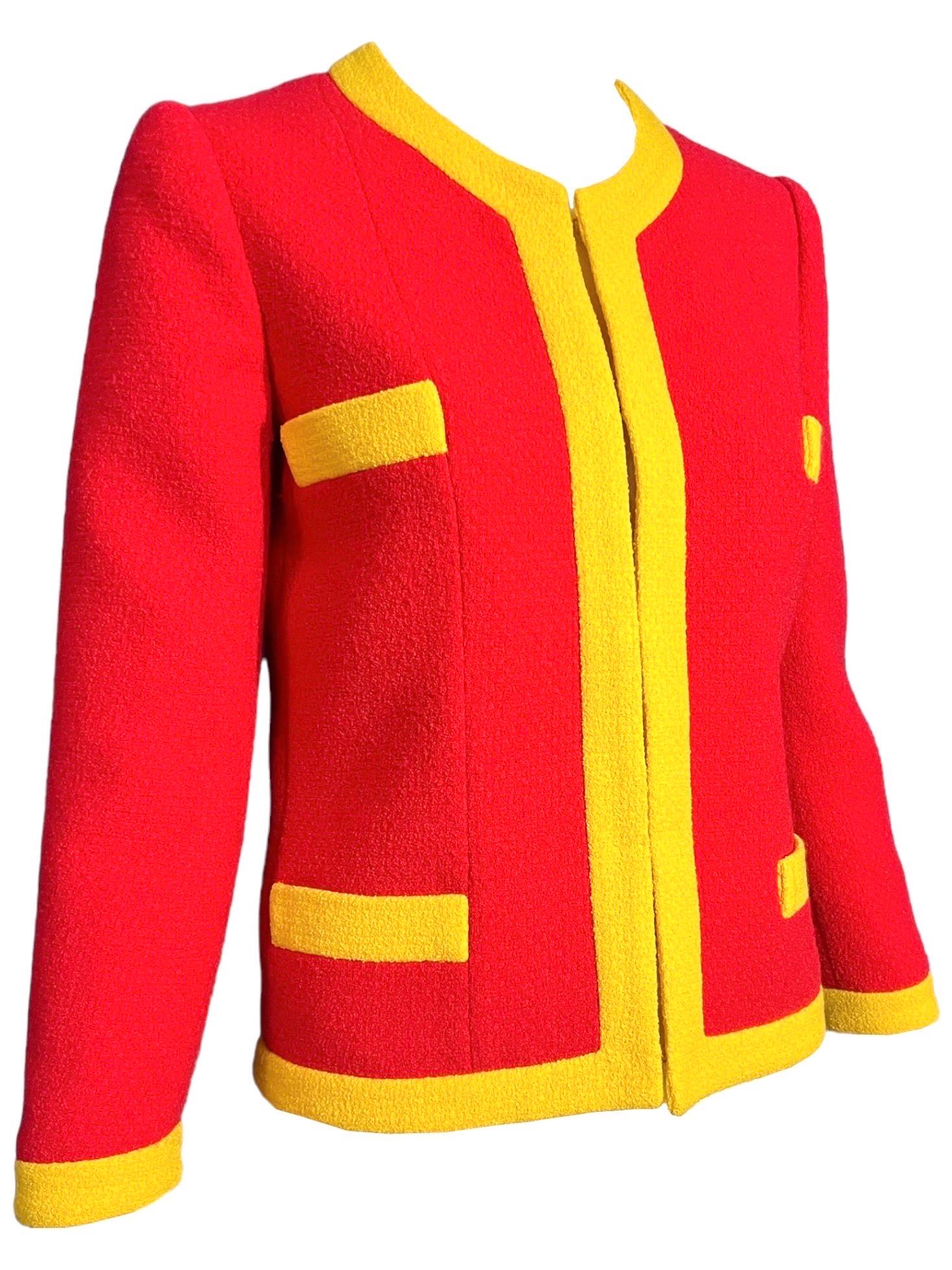 Moschino Couture McDonalds Runway Tweed Blazer F/W 2014 For Sale 4