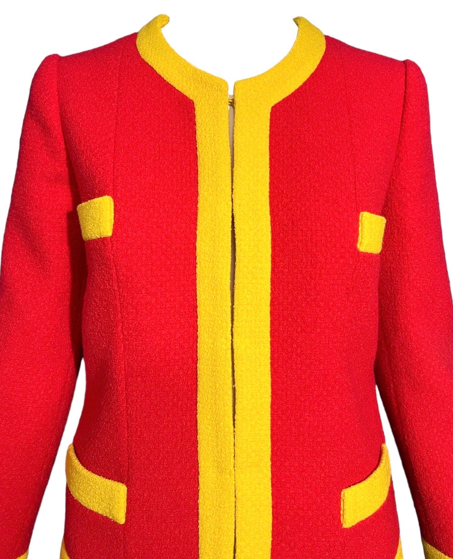 Moschino Couture McDonalds Runway Tweed Blazer F/W 2014 For Sale 6