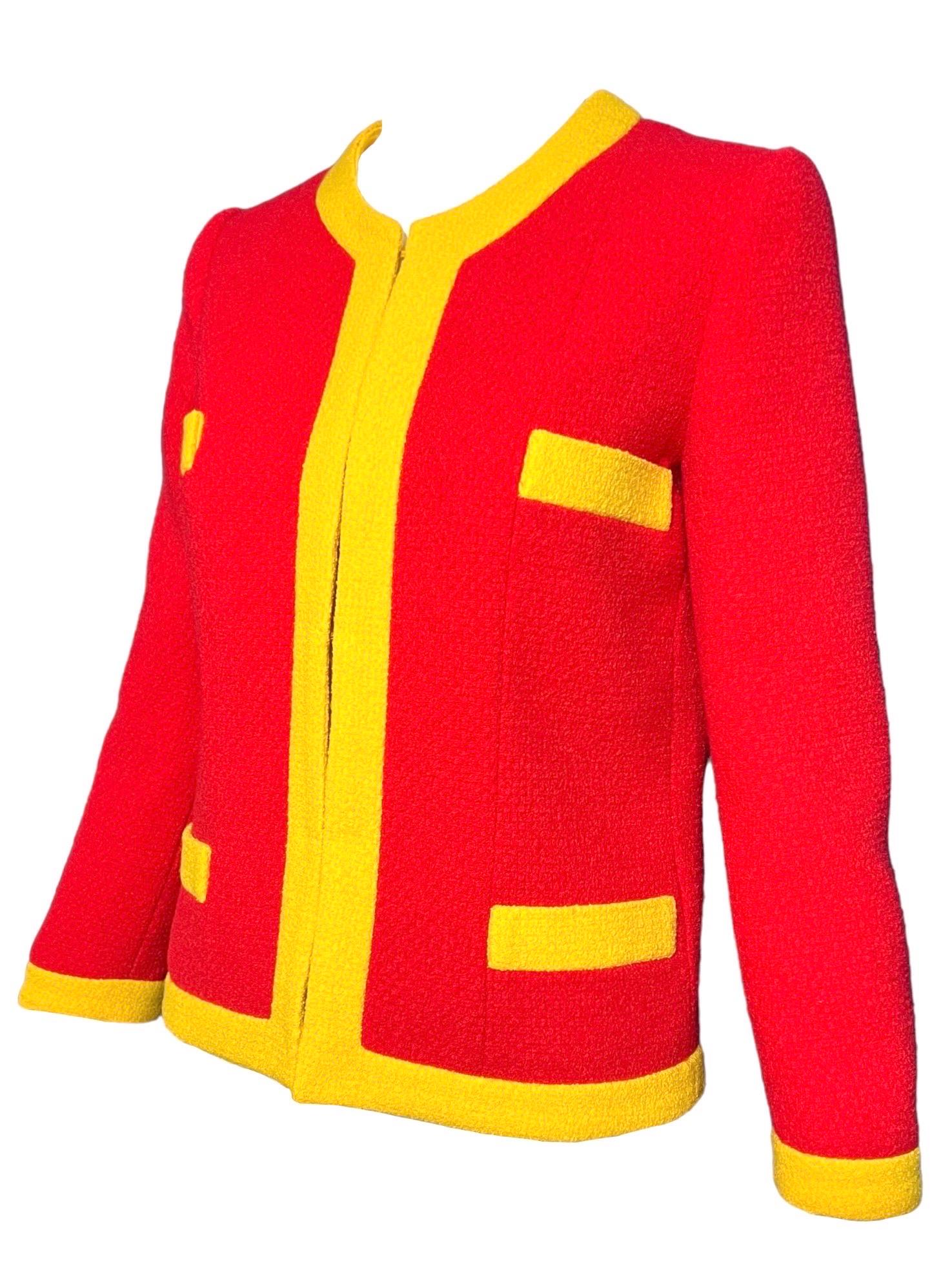 Moschino Couture McDonalds Runway Tweed Blazer F/W 2014 For Sale 3
