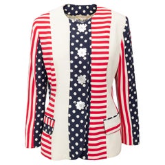 Veste à motifs multiples Moschino Couture - années 90