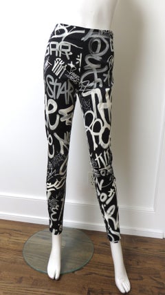 Moschino Couture New Graffiti Leggings Pants