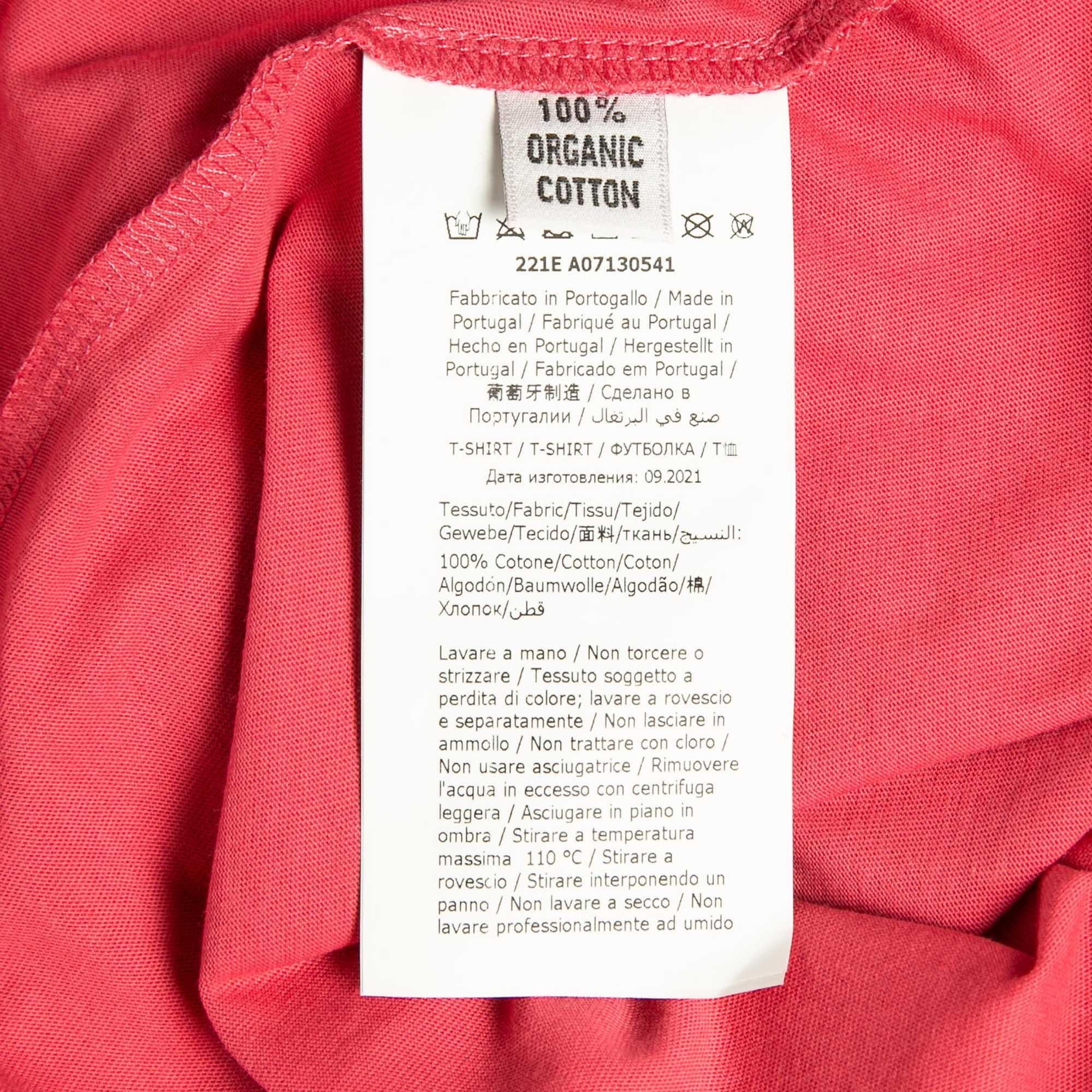 De las mujeres Moschino Couture Camiseta de punto con aplique de logotipo rosa M en venta