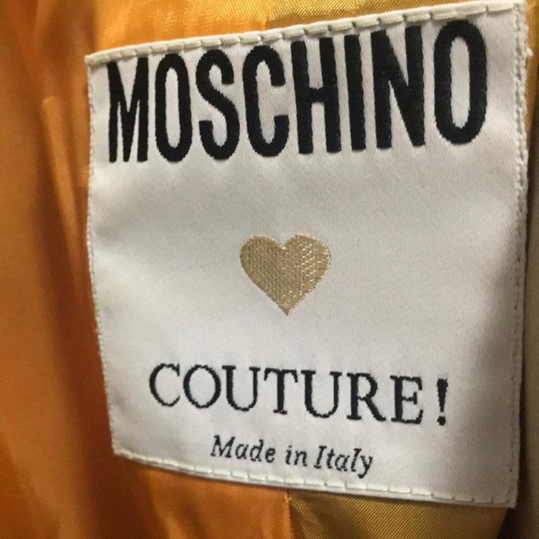 Moschino Couture Rainbow Pride Blazer In Good Condition For Sale In Los Angeles, CA