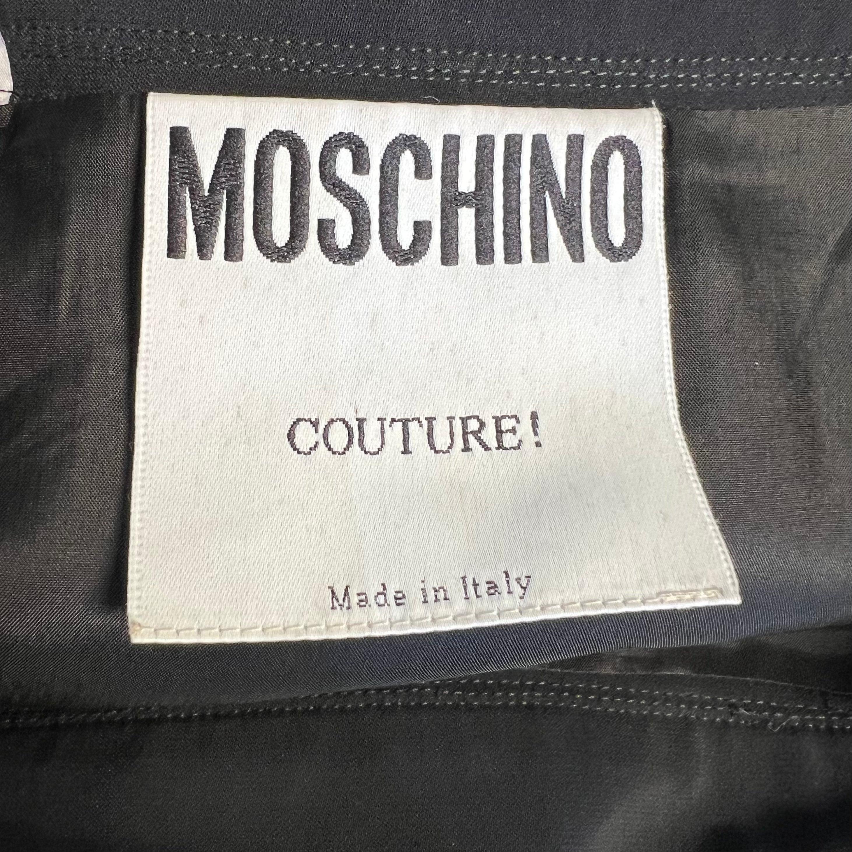 Moschino Couture Rainbow Stripe Satin Ribbon Skirt, Spring 1993 In Excellent Condition For Sale In Los Angeles, CA