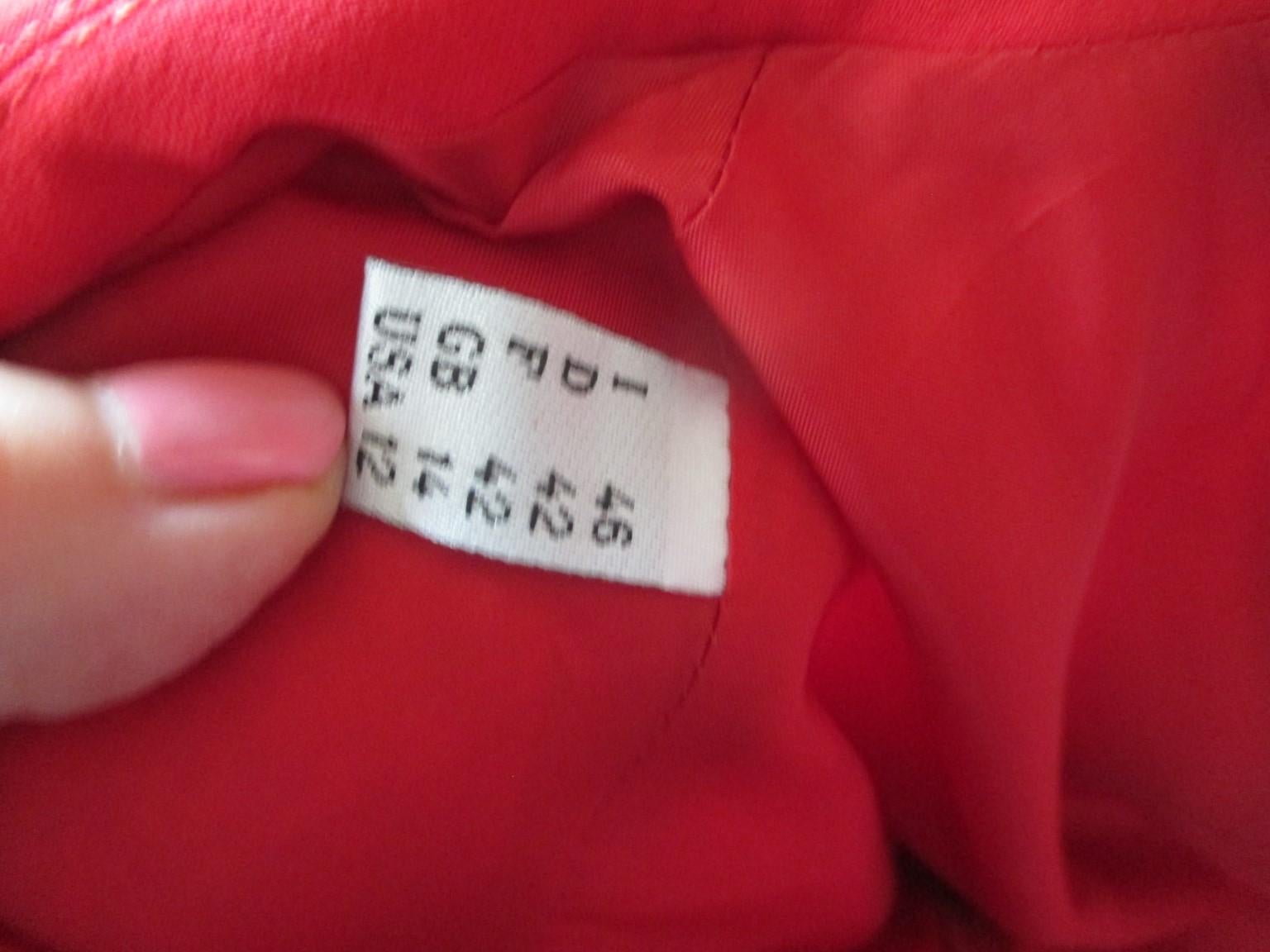 Moschino Couture! Repetita Juvant Red Blazer Jacket For Sale 1