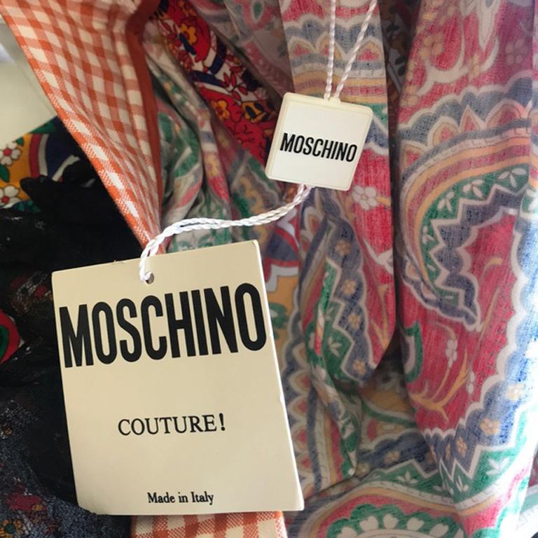 Moschino Couture Repita Juvant Maxi Skirt  9