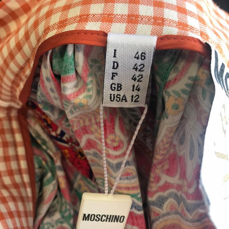 Moschino Couture Repita Juvant Maxi Skirt  10