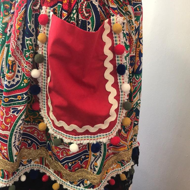Women's Moschino Couture Repita Juvant Maxi Skirt 
