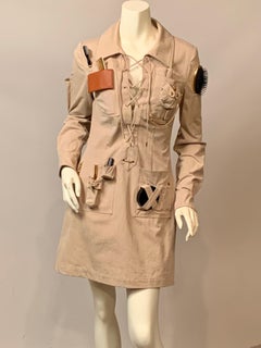 Moschino Couture Safari Dress Pokes Fun at the Iconic YSL Safari Jacket