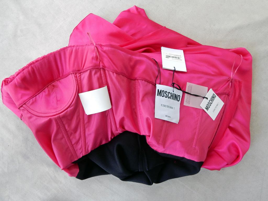 Moschino Couture Laufsteg Korsett-Tux-Overall  Holiday Dressing!  NWT, neu mit Etikett im Angebot 3