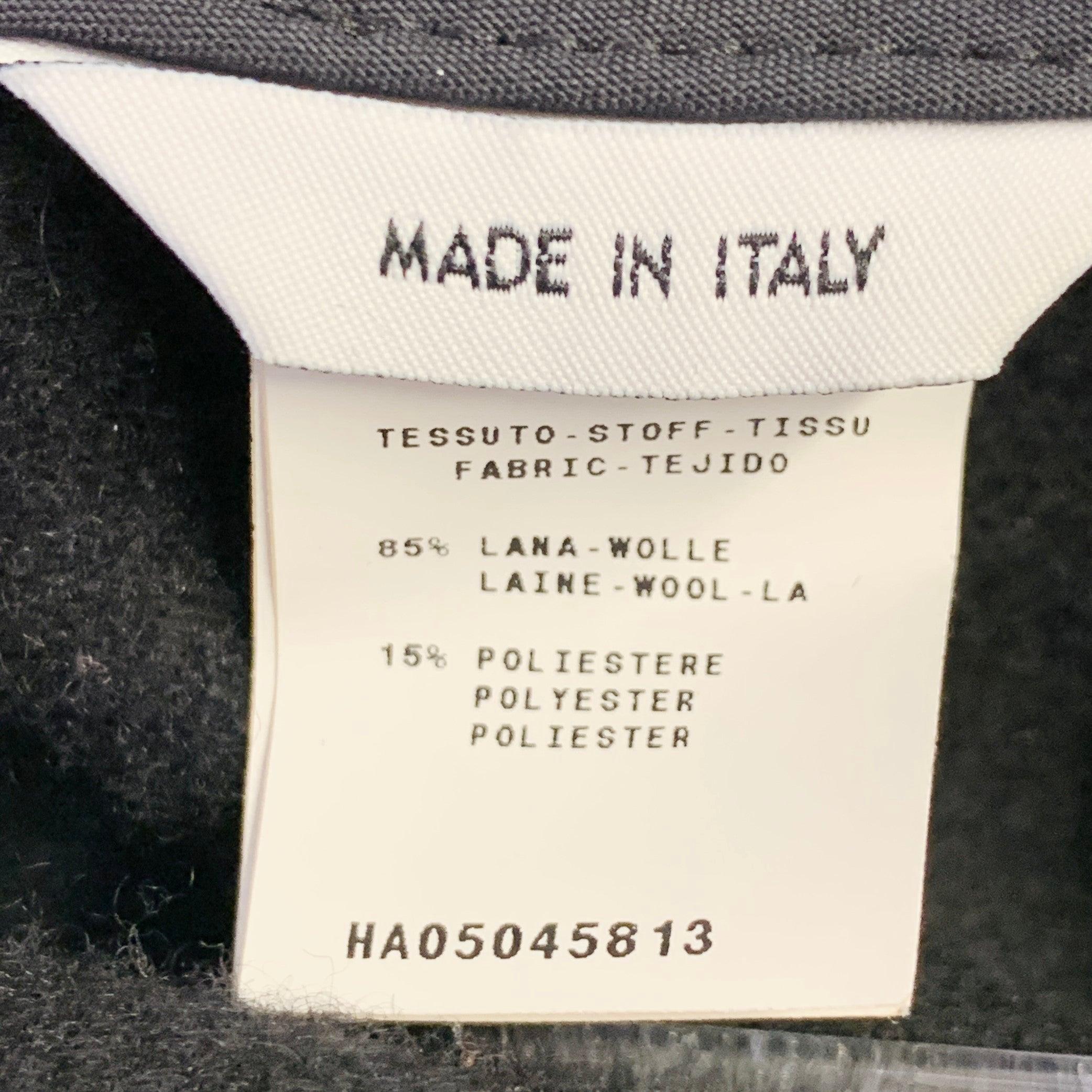 MOSCHINO COUTURE Taille 10 Veste en laine mélangée noire avec rubans à pressions Blazer en vente 3
