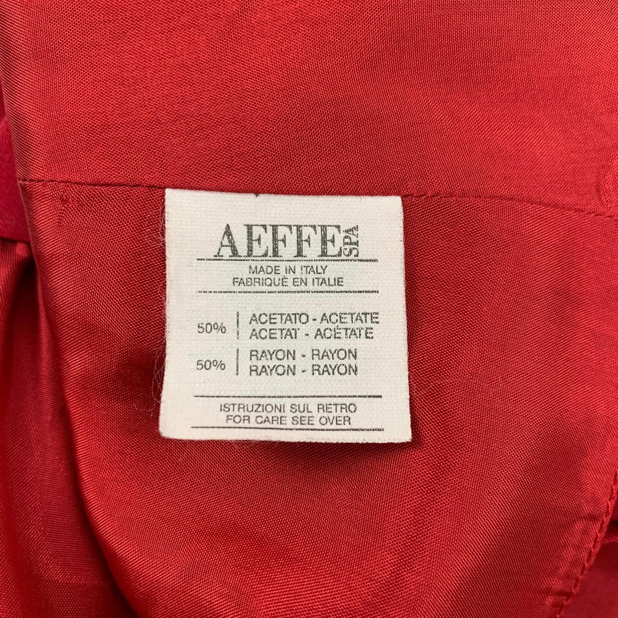 Moschino Couture - Chemisier sans manches en rayonne acétate rouge - Taille 8 Pour femmes en vente