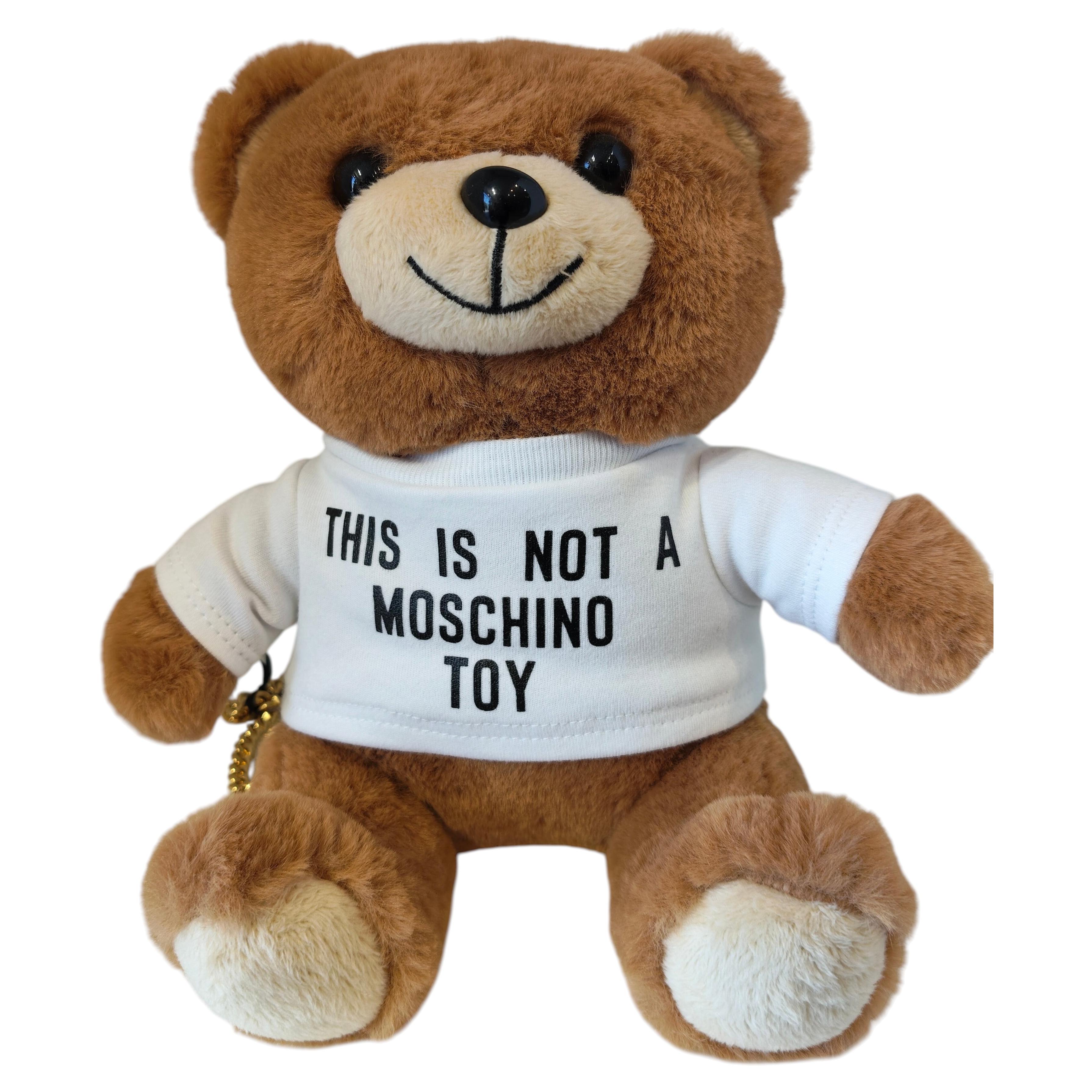 Moschino Couture "This Is not a Moschino Toy" Teddybär Tasche