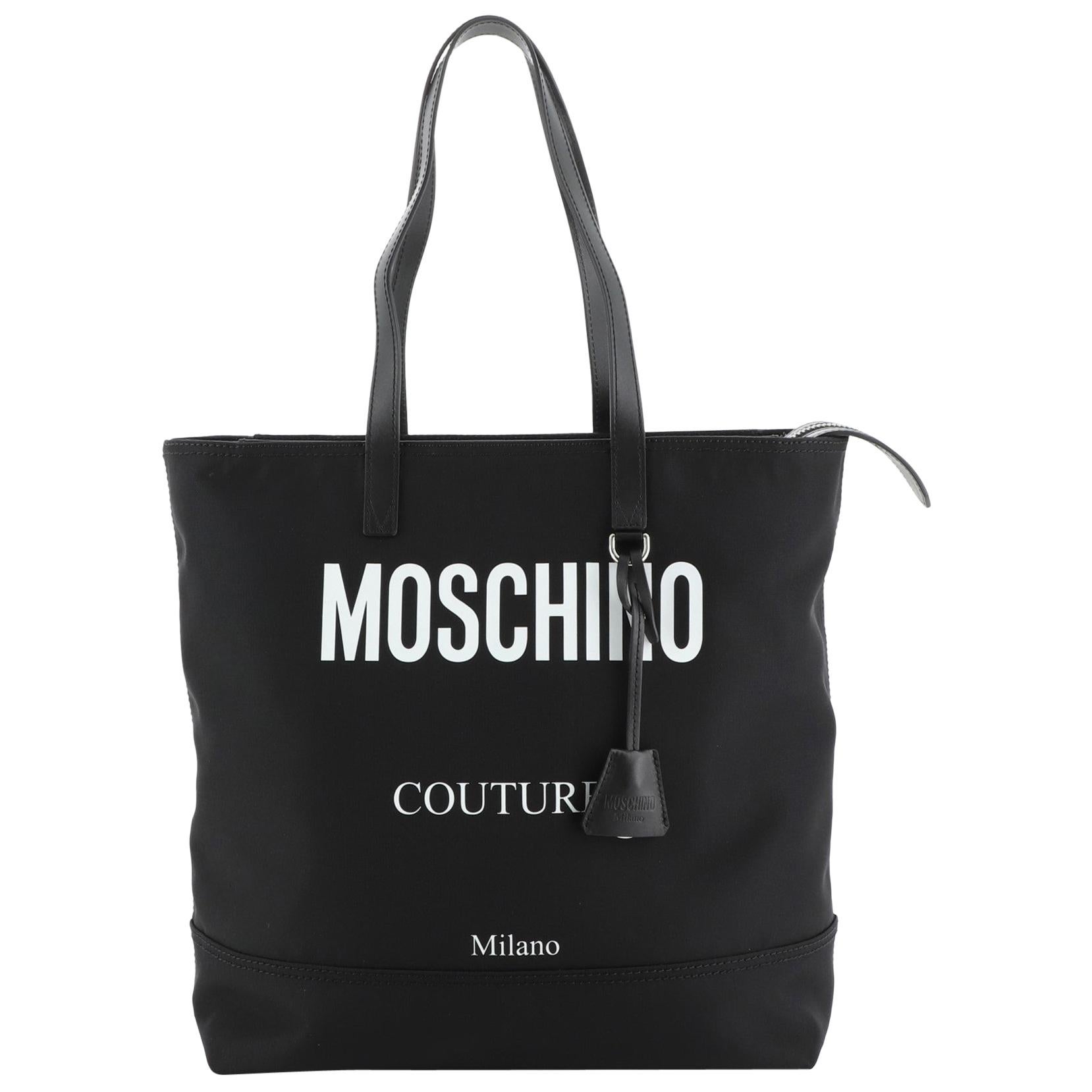 Moschino Couture Tote Nylon Large