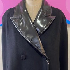 Moschino Couture Tuxedo Black Wool Cashmere Cape NWT