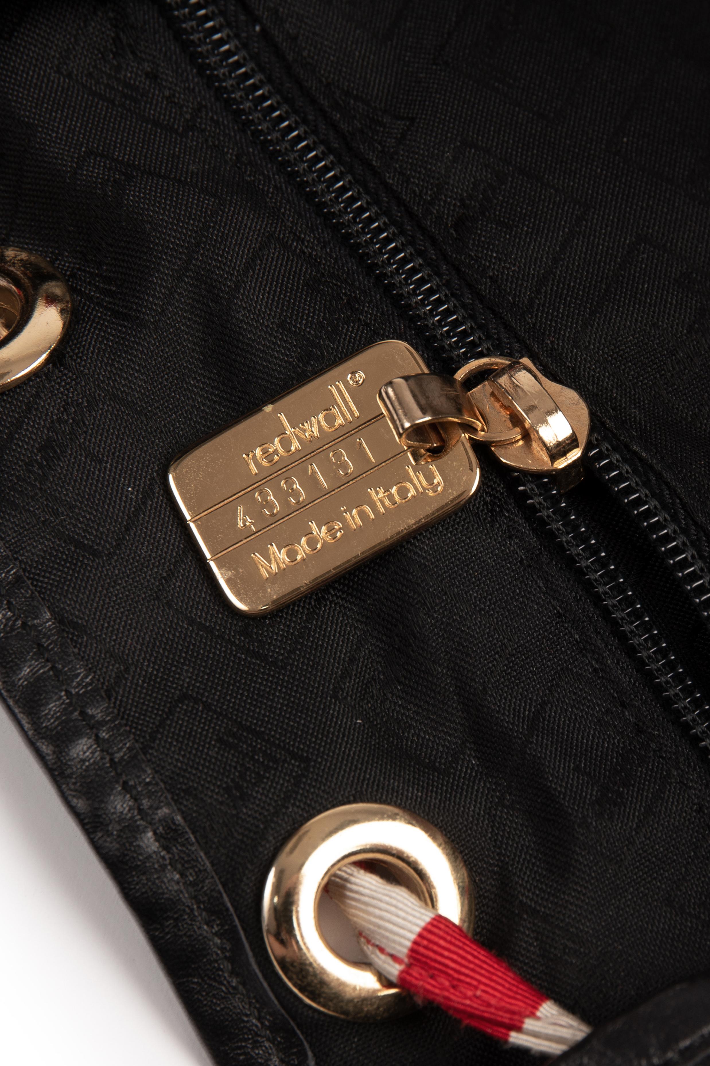 MOSCHINO COUTURE Venice Italy Gondola Print Shoulder Bag, early 1990s For Sale 9