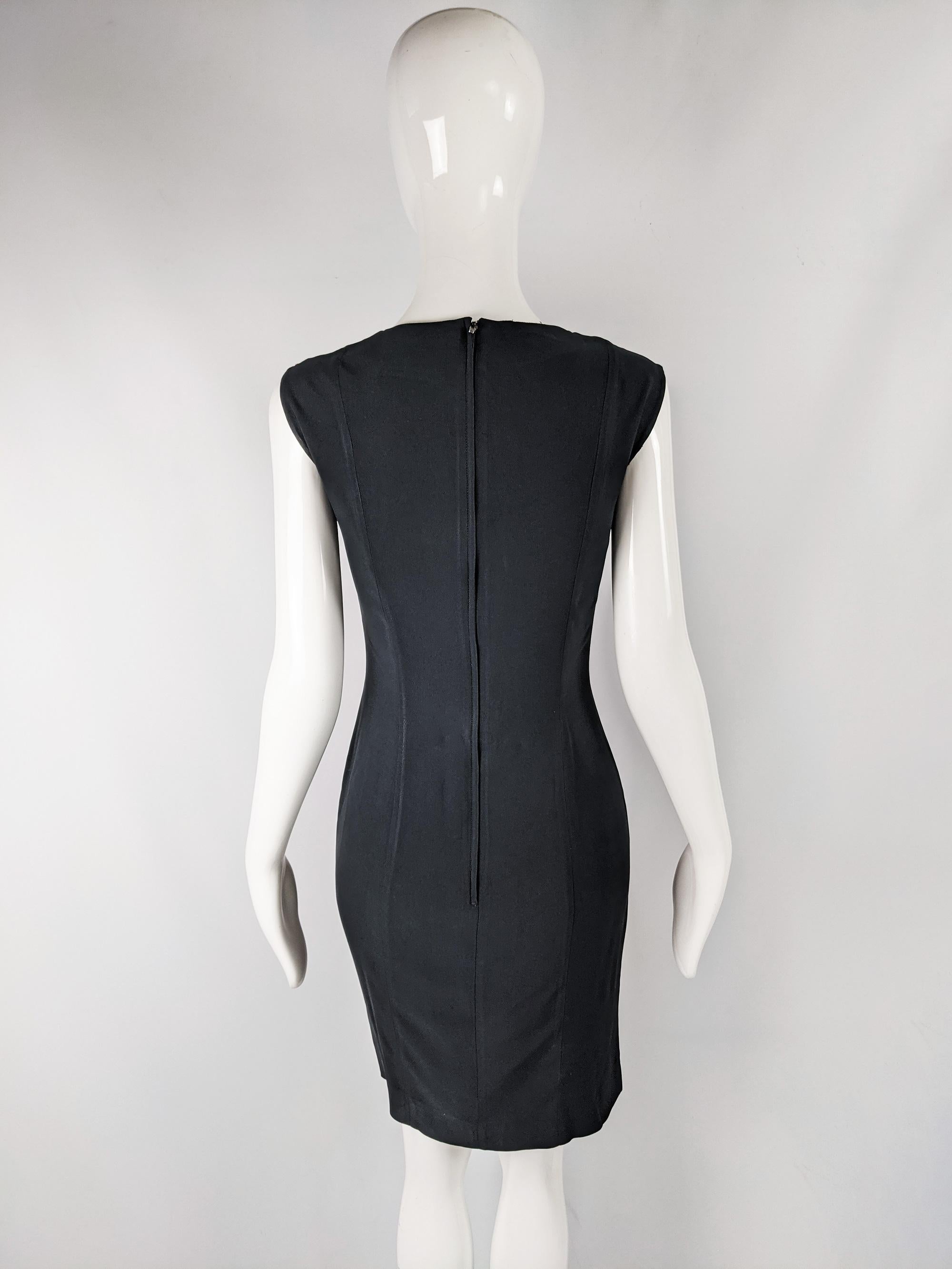 Moschino Couture Vintage Flamenco Dancer Style Trompe Loeil Illusion Dress 1