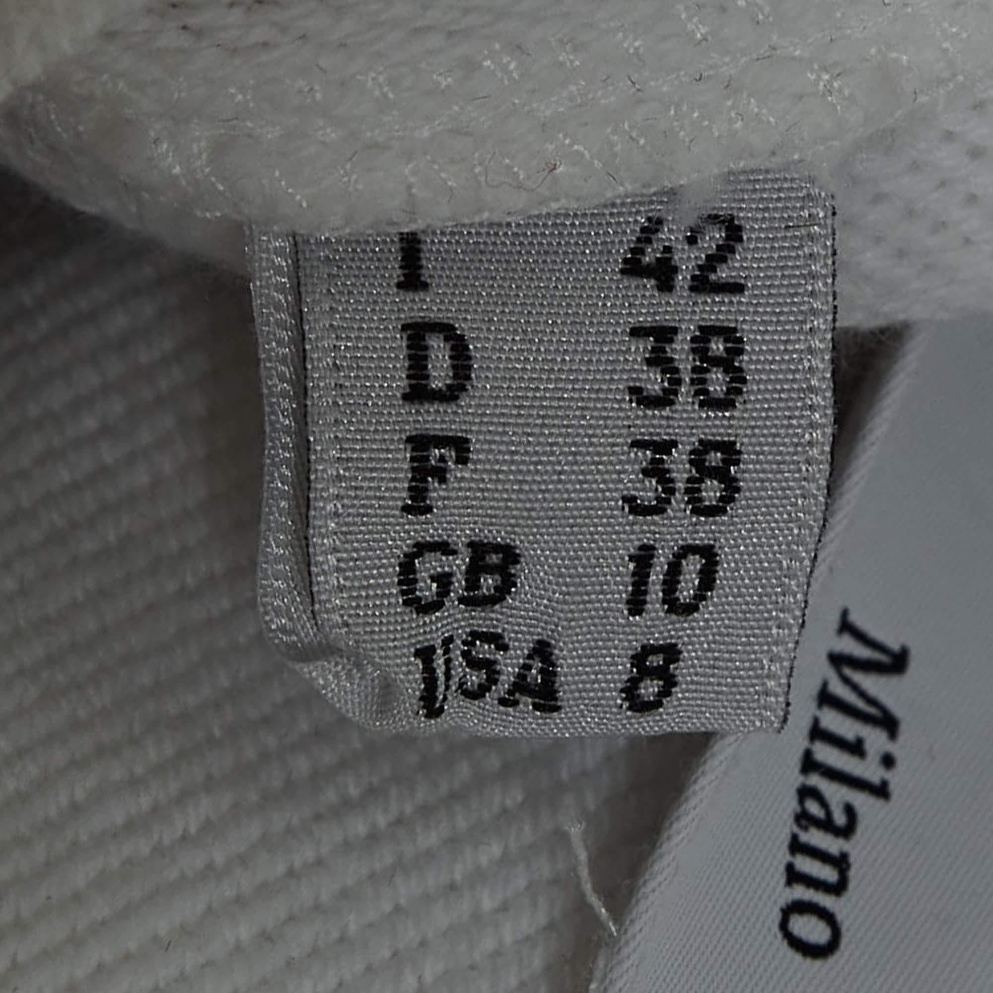 Women's Moschino Couture  White Logo Print Cotton Hoodie Dress M For Sale