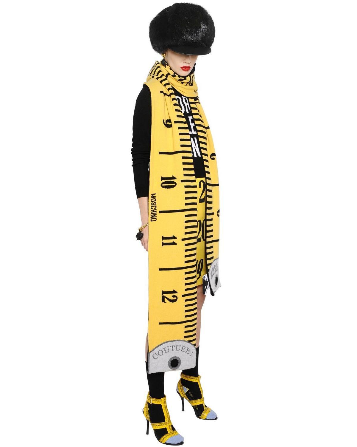 measuring tape scarf