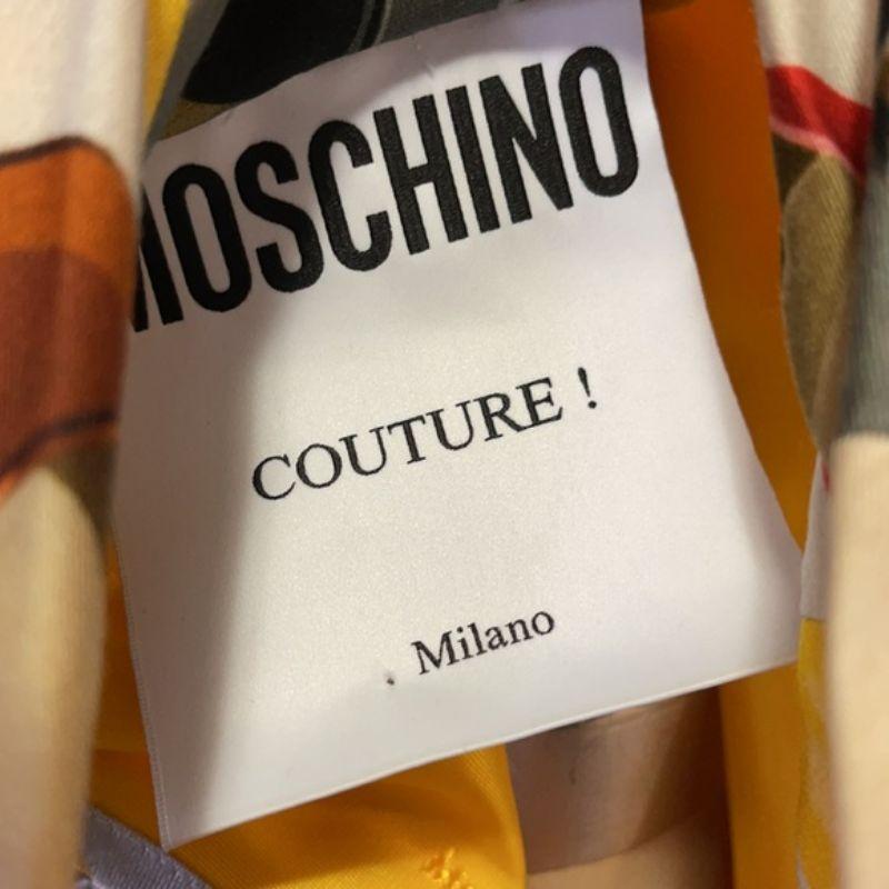 Moschino Couture - Robe à chaussures jaune Bon état - En vente à Los Angeles, CA