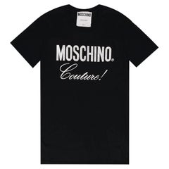 Moschino Crystal Embellished Logo T-Shirt