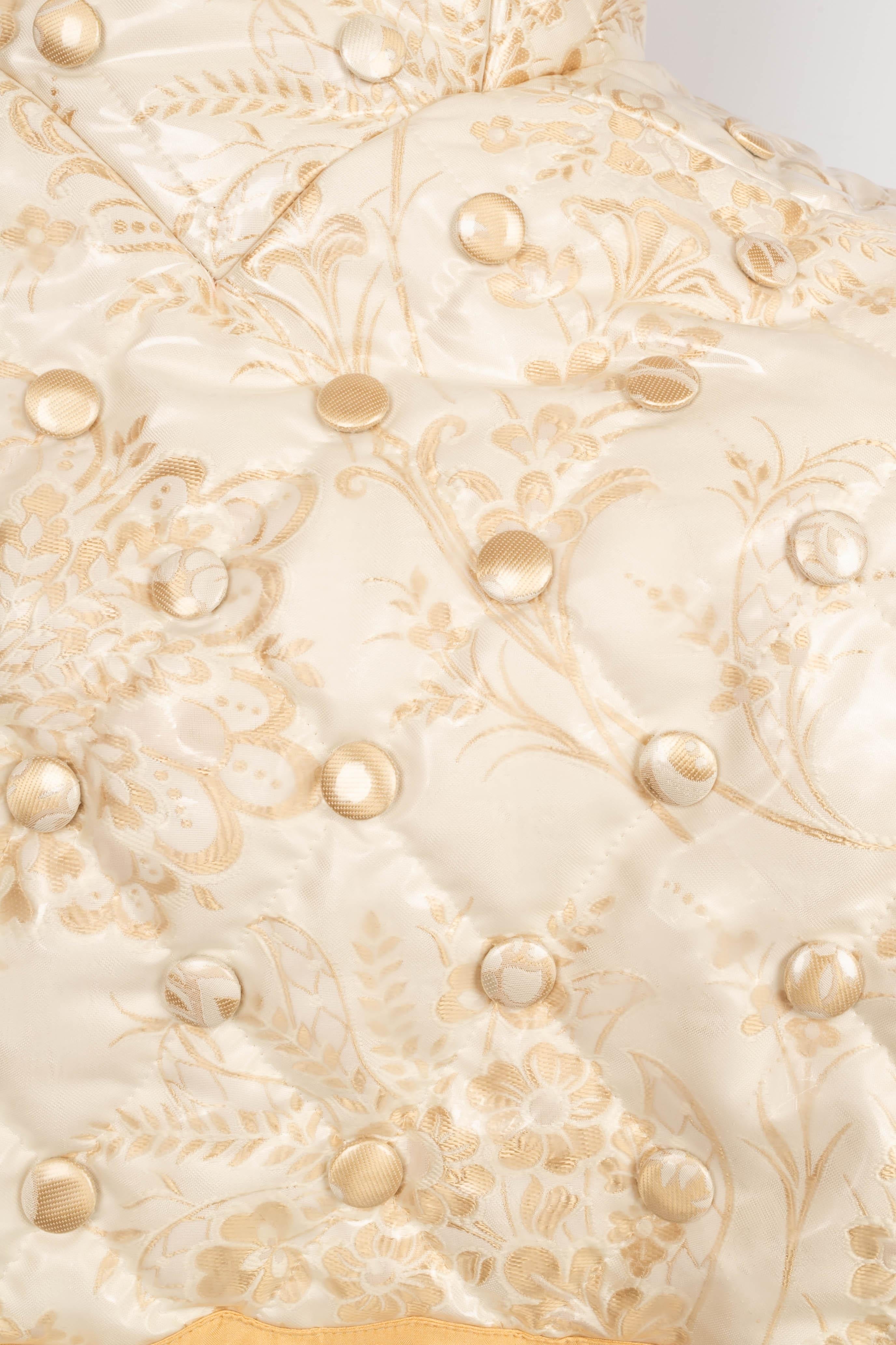 Beige Moschino dress Couture Winter 2020