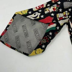 Moschino Dress Forms Silk Men's Tie Vintage