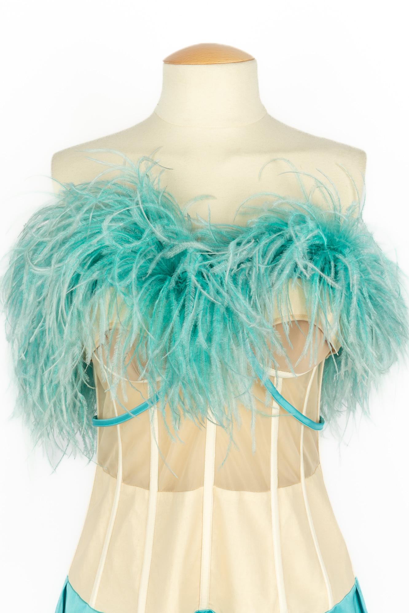 Blu Moschino dress Summer 2021 in vendita