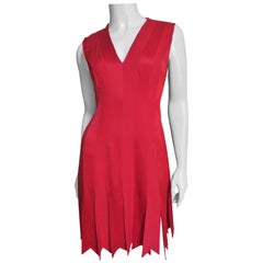 Moschino Dress with Car Wash Hem