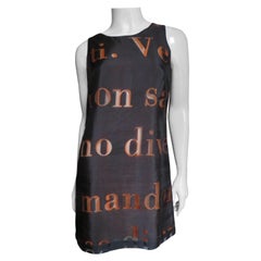 Moschino Dress with Letter Pattern