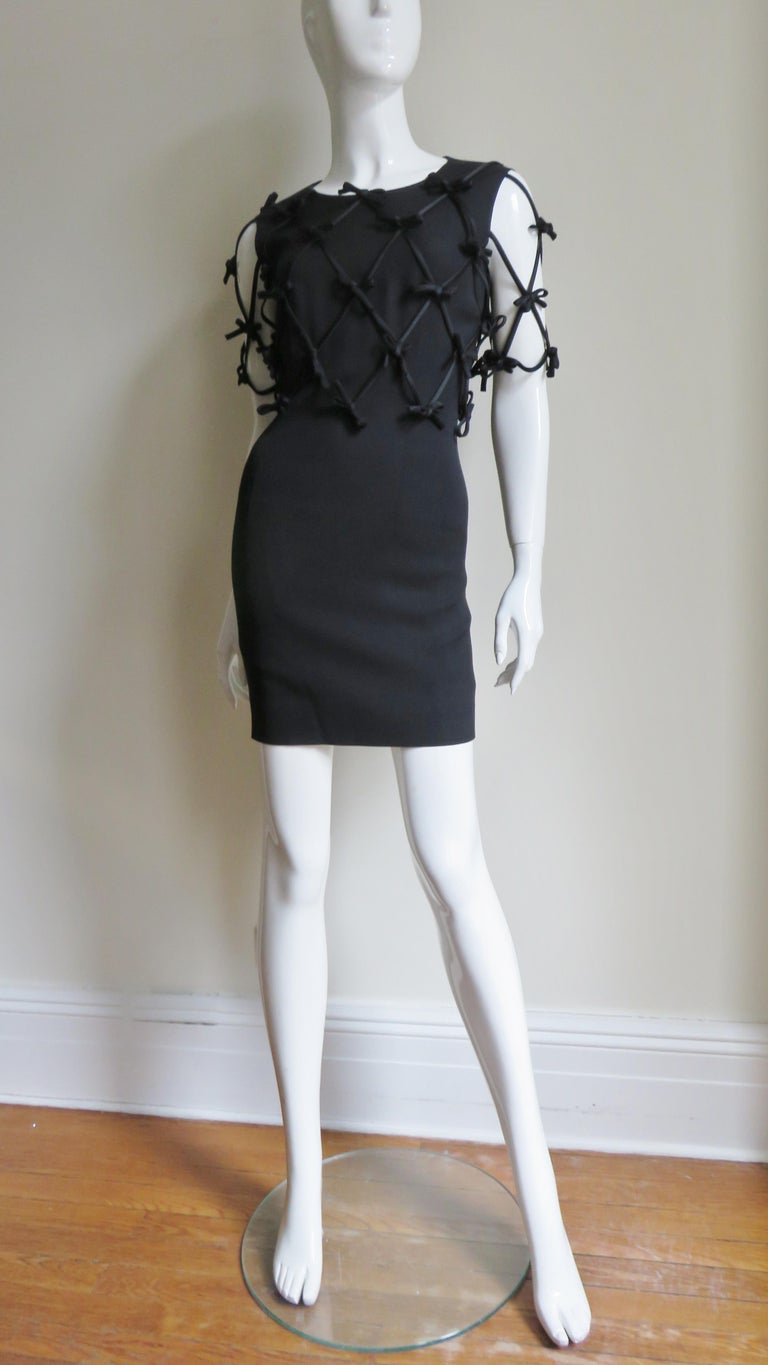 Moschino Dress with Overlay For Sale 2