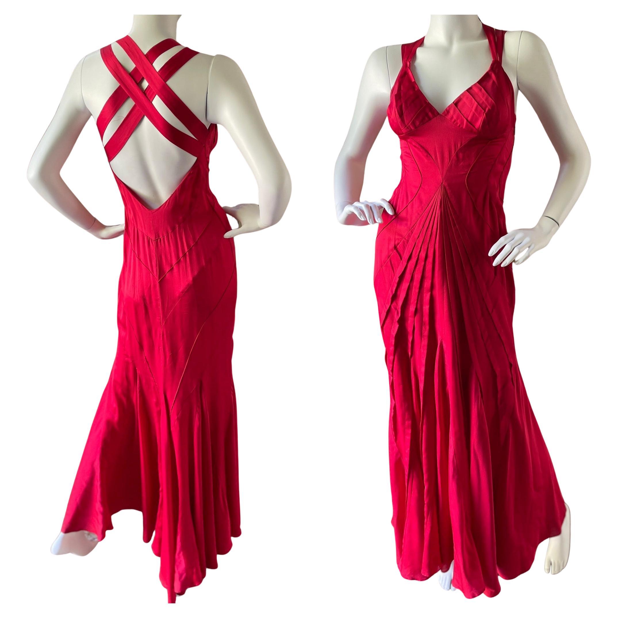 MOSCHINO 1989 Gold tassle dress