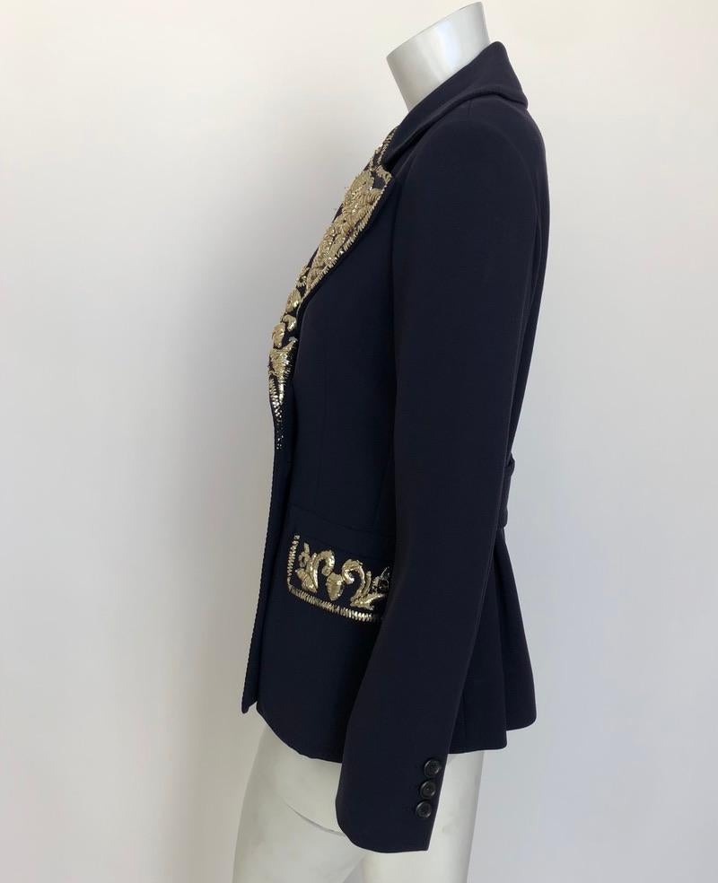 Women's or Men's MOSCHINO embellished blazer For Sale