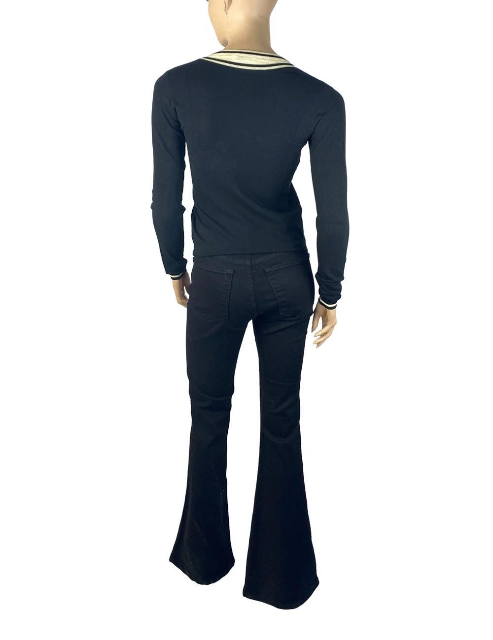 Moschino Cheap & Chic Pullover Größe IT 40 im Zustand „Hervorragend“ im Angebot in Amman, JO