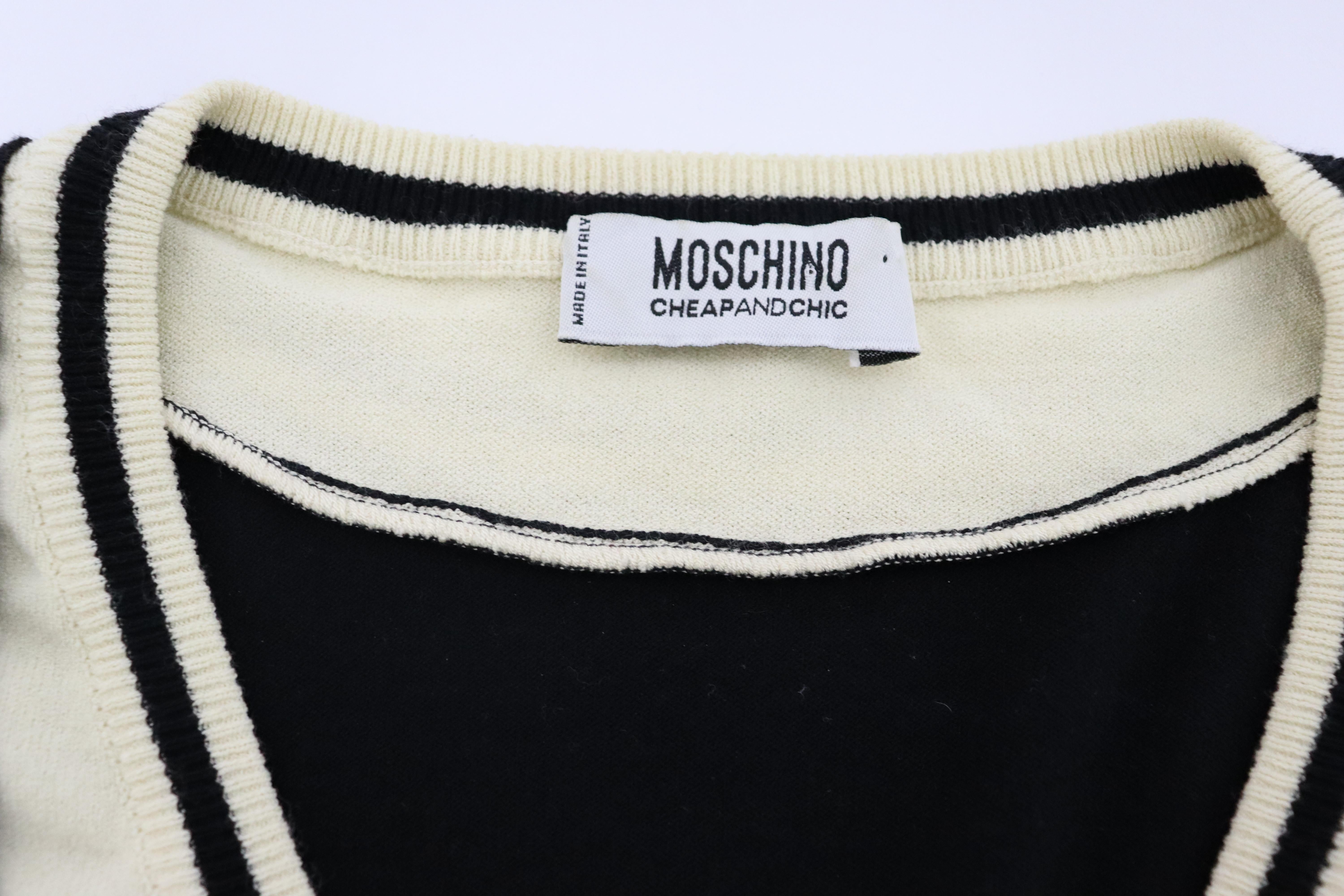 Moschino Cheap & Chic Pullover Größe IT 40 Damen im Angebot
