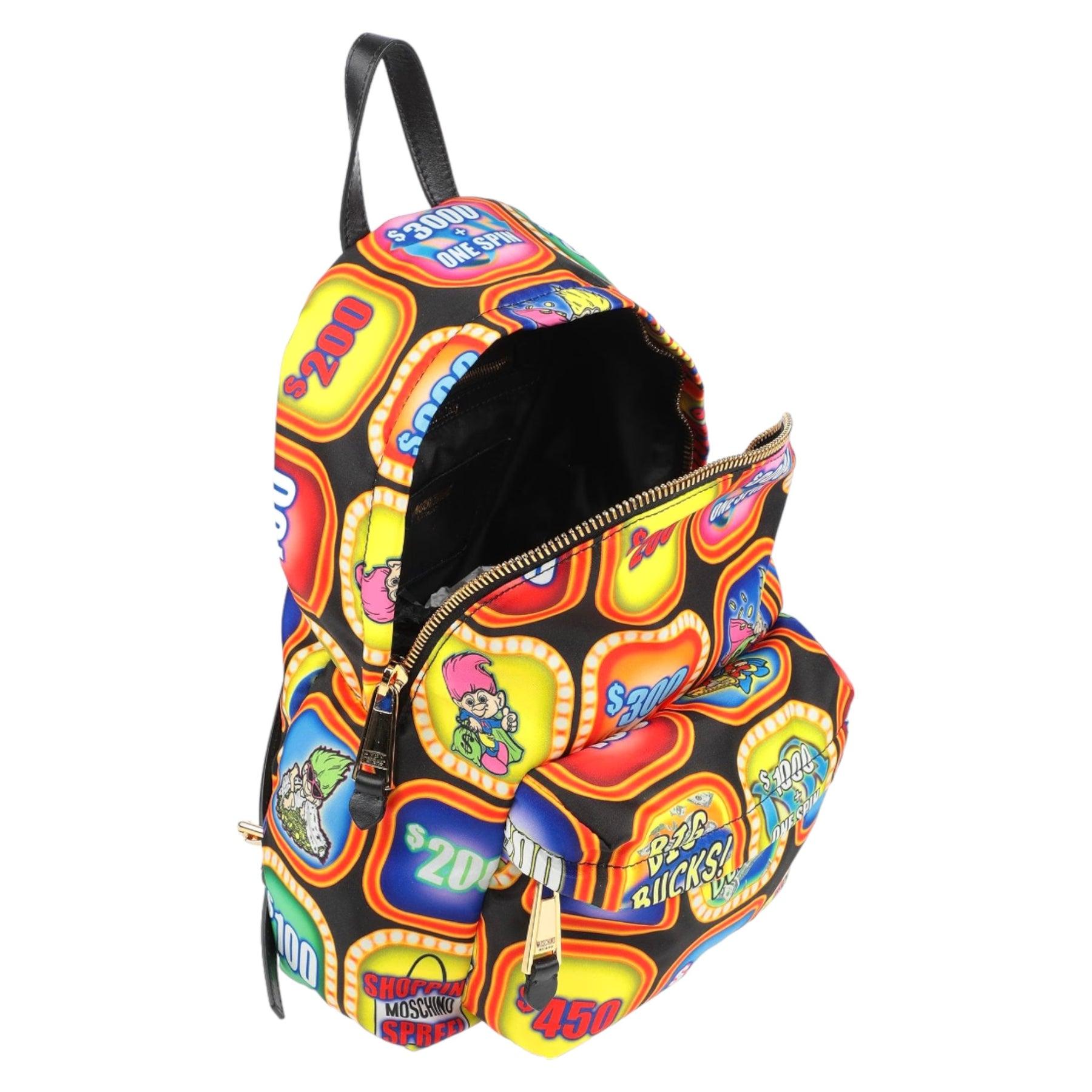 Beige Moschino Fantasy Backpack For Sale