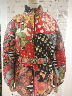 Moschino FashOn and FashOff multicoloured Bomber Jacket