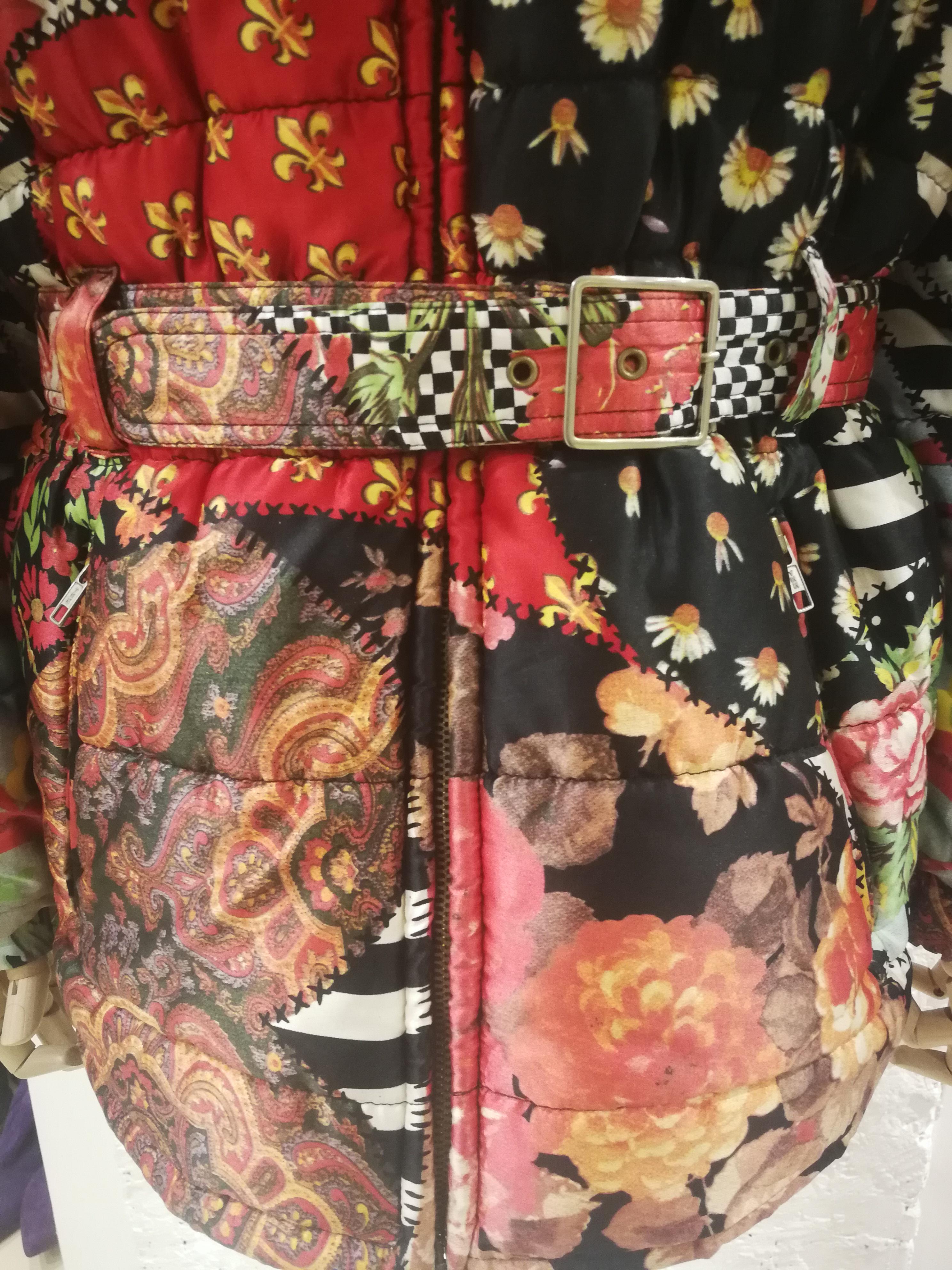 Women's Moschino FashOn and FashOff multicoloured Bomber Jacket