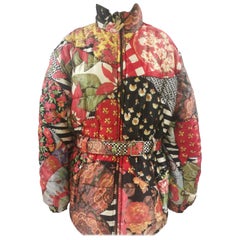 Vintage Moschino FashOn and FashOff multicoloured Bomber Jacket