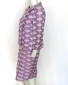 MOSCHINO floral print suit