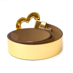 Moschino Gold Heart Belt